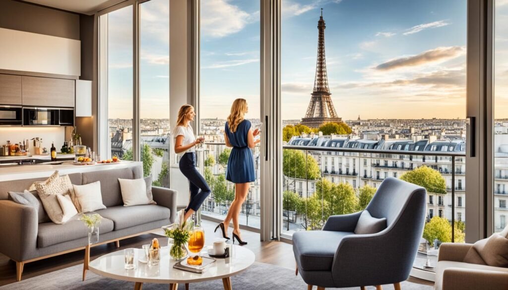 Aparthotel accommodations in Paris